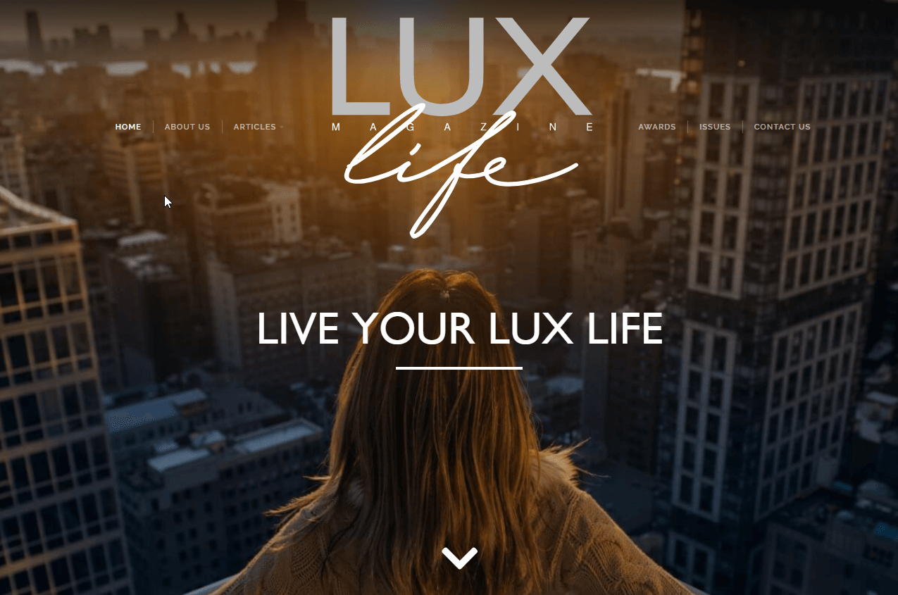 Featured Article Image - New LUX Life website