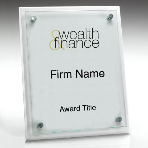 Glass Plaque AI Global Media Ltd