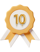 10+ Years Experience - Medal