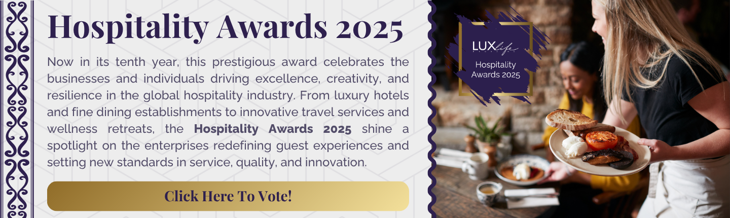 Advert banner - LUX - Hospitality Awards 2025