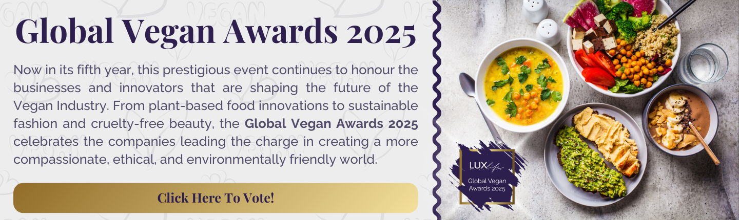 Advert banner - LUX - Global Vegan Awards 2025
