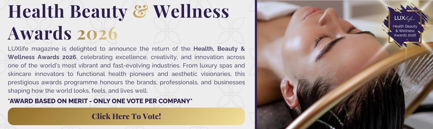 Advert banner - LUX - Health Beauty and Wellness Awards 2026