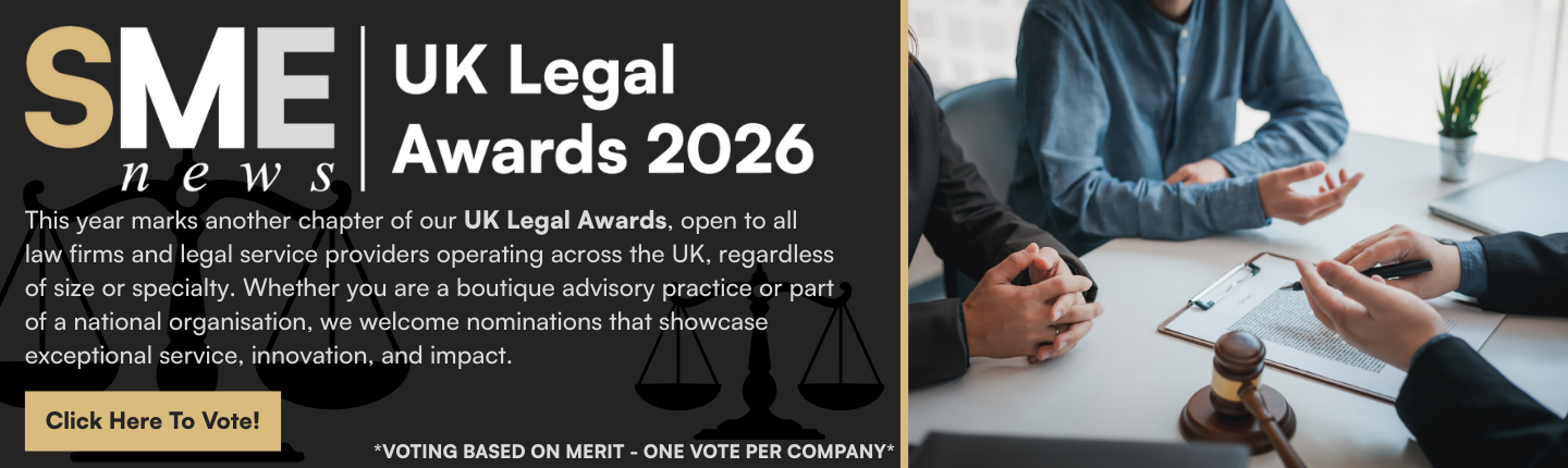 Advert banner - SME - UK Legal Awards 2026