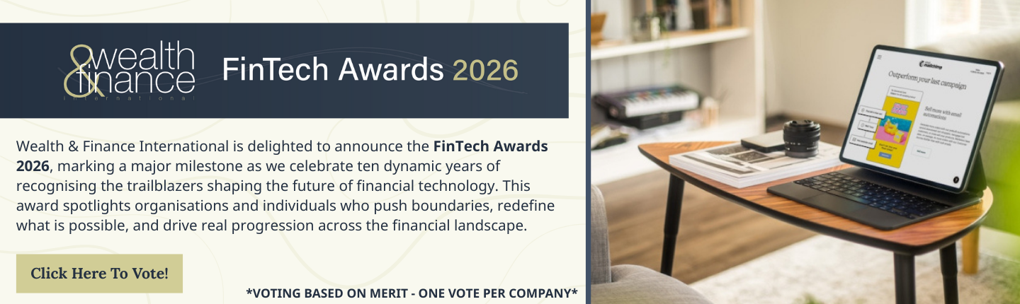 Advert banner - W&F - FinTech Awards 2026