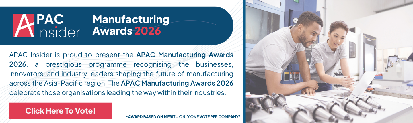 Advert banner - APAC - Manufacturing Awards 2026