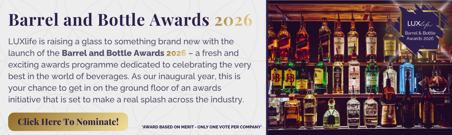 Advert banner - LUX - Barrel and Bottle Awards 2026